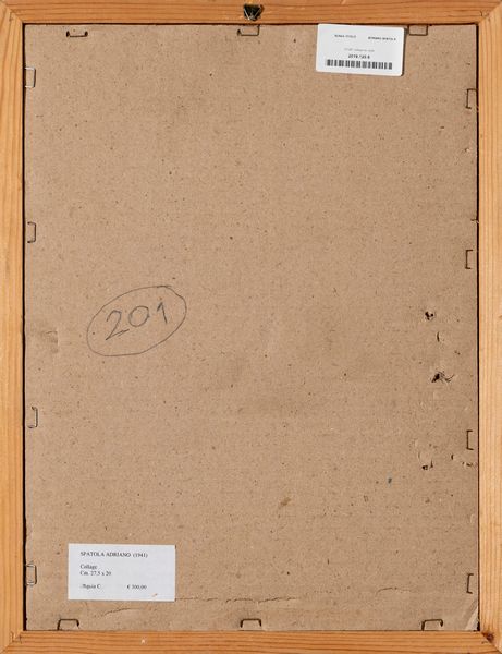 Adriano Spatola : senza titolo  - Asta Arte moderna e contemporanea - Associazione Nazionale - Case d'Asta italiane
