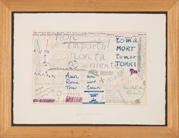 FRANCO VERDI : Non importa non fa niente  - Asta Arte moderna e contemporanea - Associazione Nazionale - Case d'Asta italiane