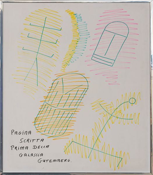 PIERRE GARNIER : Pagina scritta prima della galassia Gutemberg  - Asta Arte moderna e contemporanea - Associazione Nazionale - Case d'Asta italiane