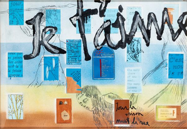 UGO  CARREGA : Je t'aime  - Asta Arte moderna e contemporanea - Associazione Nazionale - Case d'Asta italiane