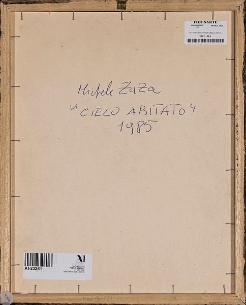 MICHELE  ZAZA : Cielo abitato  - Asta Arte moderna e contemporanea - Associazione Nazionale - Case d'Asta italiane