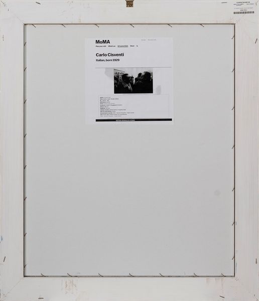 Carlo Cisventi : senza titolo (Mario Schifano)  - Asta Arte moderna e contemporanea - Associazione Nazionale - Case d'Asta italiane