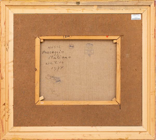 ZORAN MUSIC : Paesaggio italiano  - Asta Arte moderna e contemporanea - Associazione Nazionale - Case d'Asta italiane