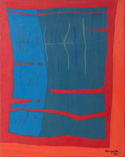 ANTONIO CORPORA : L'azzurro misterioso  - Asta Arte moderna e contemporanea - Associazione Nazionale - Case d'Asta italiane