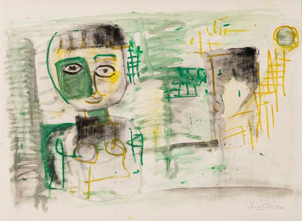 IBRAHIM  KODRA : senza titolo  - Asta Arte moderna e contemporanea - Associazione Nazionale - Case d'Asta italiane