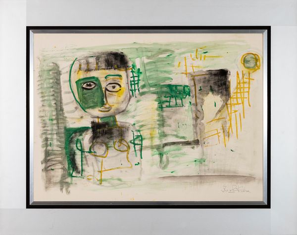 IBRAHIM  KODRA : senza titolo  - Asta Arte moderna e contemporanea - Associazione Nazionale - Case d'Asta italiane