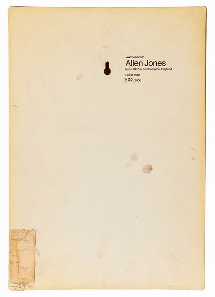 ALLEN JONES : Chest  - Asta Arte moderna e contemporanea - Associazione Nazionale - Case d'Asta italiane