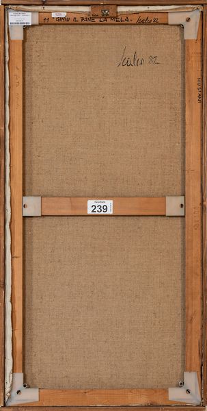 Giorgio Scalco : Ginni il pane la mela  - Asta Arte moderna e contemporanea - Associazione Nazionale - Case d'Asta italiane