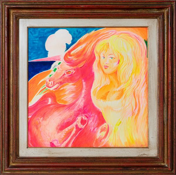 ALIGI SASSU : La fata e il cavallo  - Asta Arte moderna e contemporanea - Associazione Nazionale - Case d'Asta italiane