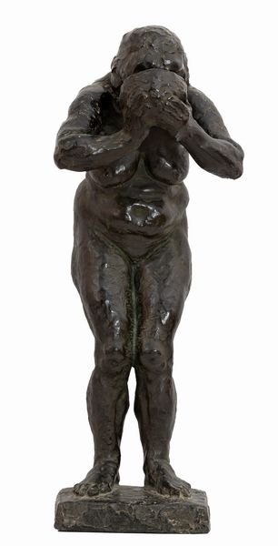 FRANCESCO MODENA : Figura di donna  - Asta Arte moderna e contemporanea - Associazione Nazionale - Case d'Asta italiane