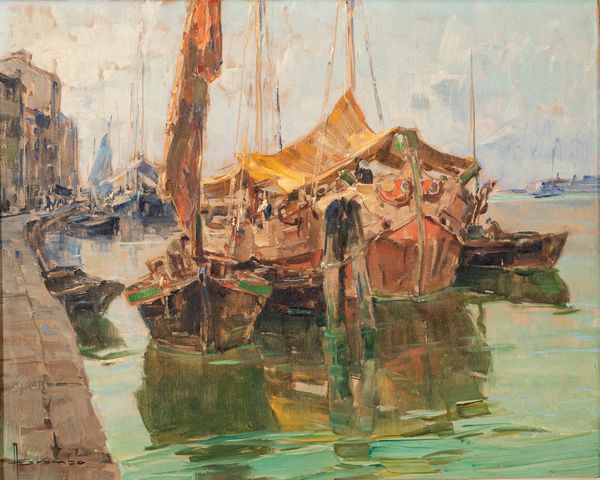 ANGELO BROMBO : Barche  - Asta Arte moderna e contemporanea - Associazione Nazionale - Case d'Asta italiane