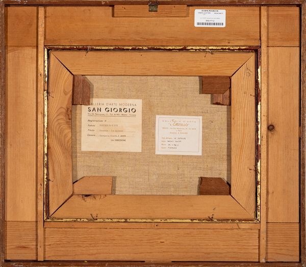 BRUNO SAETTI : Venezia, le Zattere  - Asta Arte moderna e contemporanea - Associazione Nazionale - Case d'Asta italiane