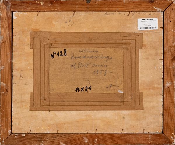 LUIGI  COBIANCO : Neve ad Asiago  - Asta Arte moderna e contemporanea - Associazione Nazionale - Case d'Asta italiane