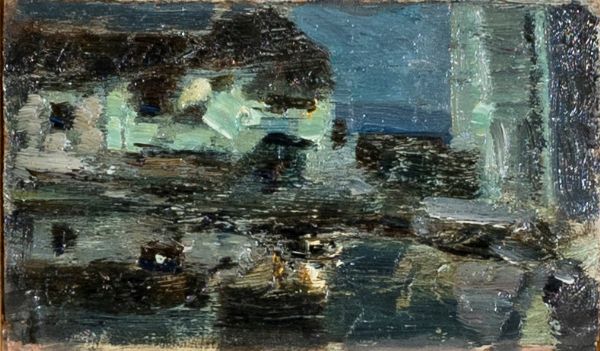 Beppe Ciardi : Notturno in laguna  - Asta Arte moderna e contemporanea - Associazione Nazionale - Case d'Asta italiane