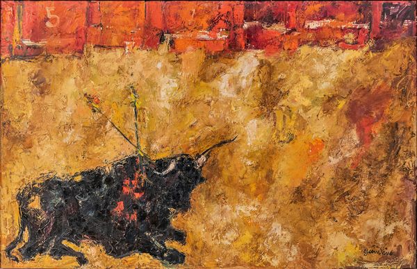 GIUSEPPE GAMBINO : Corrida  - Asta Arte moderna e contemporanea - Associazione Nazionale - Case d'Asta italiane