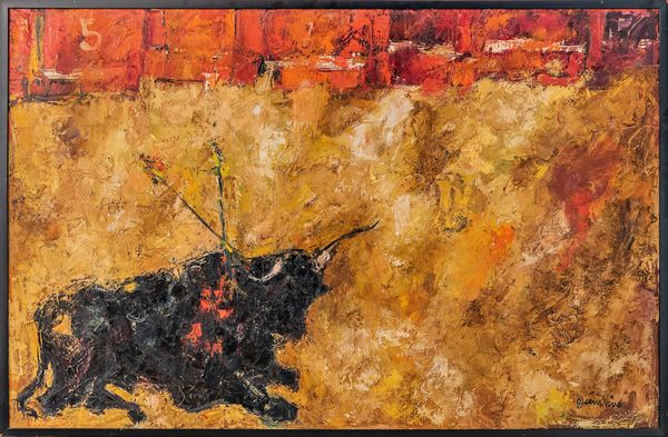 GIUSEPPE GAMBINO : Corrida  - Asta Arte moderna e contemporanea - Associazione Nazionale - Case d'Asta italiane