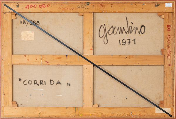 GIUSEPPE GAMBINO : Corrida  - Asta Arte moderna e contemporanea - Associazione Nazionale - Case d'Asta italiane