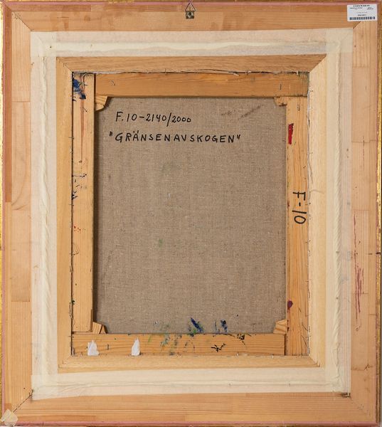 BENGT  LINDSTROM : Gransen av skogen  - Asta Arte moderna e contemporanea - Associazione Nazionale - Case d'Asta italiane