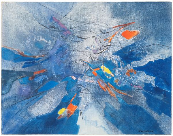 GINO MORANDIS : Immagine in blu  - Asta Arte moderna e contemporanea - Associazione Nazionale - Case d'Asta italiane