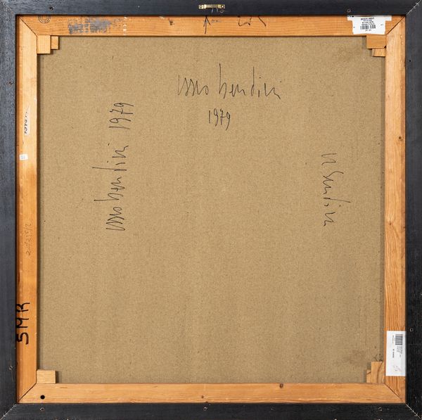 VASCO  BENDINI : senza titolo  - Asta Arte moderna e contemporanea - Associazione Nazionale - Case d'Asta italiane