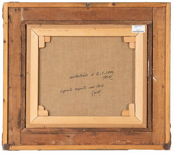 VIRGILIO GUIDI : Natura morta con bicchiere  - Asta Arte moderna e contemporanea - Associazione Nazionale - Case d'Asta italiane