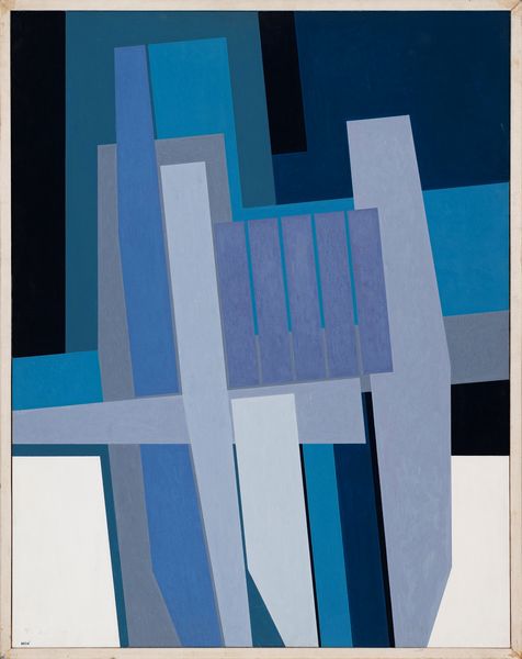 GUALTIERO  NATIVI : Struttura su fondo verde  - Asta Arte moderna e contemporanea - Associazione Nazionale - Case d'Asta italiane