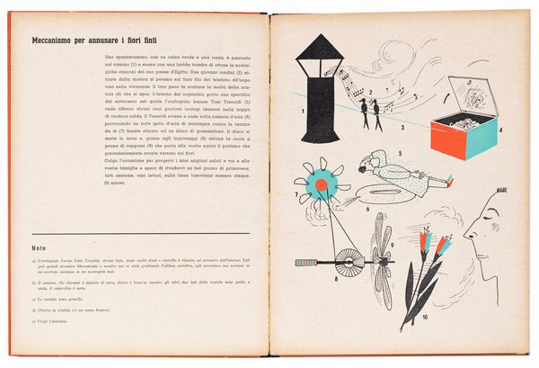 BRUNO  MUNARI : Le macchine di Munari - Il venditore di animali -  Nella notte buia -  Libro illegibile N. Y. 1  - Asta Arte moderna e contemporanea - Associazione Nazionale - Case d'Asta italiane