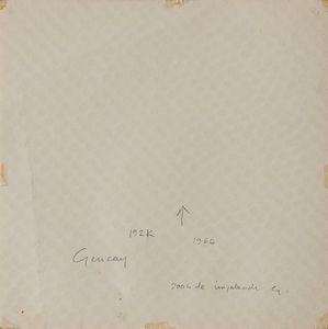 GENCAY KASAPCI : senza titolo  - Asta Arte moderna e contemporanea - Associazione Nazionale - Case d'Asta italiane