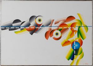 LUIGI  SENESI : senza titolo  - Asta Arte moderna e contemporanea - Associazione Nazionale - Case d'Asta italiane