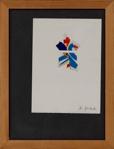 Adriano Spatola : senza titolo  - Asta Arte moderna e contemporanea - Associazione Nazionale - Case d'Asta italiane