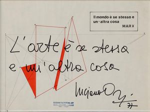 LUCIANO  ORI - L'arte  se stessa e un'altra cosa