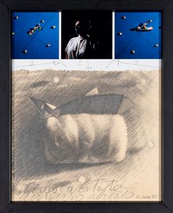 MICHELE  ZAZA : Cielo abitato  - Asta Arte moderna e contemporanea - Associazione Nazionale - Case d'Asta italiane