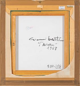 GIANNI BERTINI : L'Aviere  - Asta Arte moderna e contemporanea - Associazione Nazionale - Case d'Asta italiane
