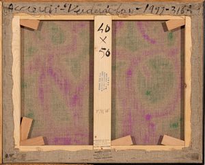 CARLA ACCARDI : Verde viola  - Asta Arte moderna e contemporanea - Associazione Nazionale - Case d'Asta italiane