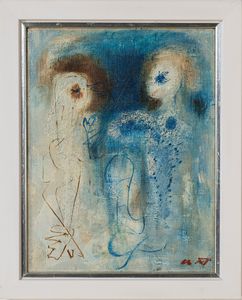 ANDRE'  MASSON : Rencontre d'Ombres  - Asta Arte moderna e contemporanea - Associazione Nazionale - Case d'Asta italiane