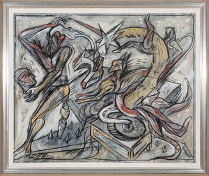 VINCENZO EULISSE : senza titolo  - Asta Arte moderna e contemporanea - Associazione Nazionale - Case d'Asta italiane