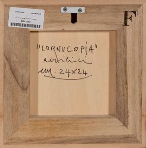 Ugo Nespolo : Cornucopia  - Asta Arte moderna e contemporanea - Associazione Nazionale - Case d'Asta italiane