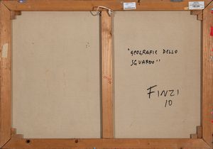 ENNIO FINZI : Geografie dello sguardo  - Asta Arte moderna e contemporanea - Associazione Nazionale - Case d'Asta italiane