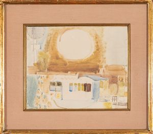 BRUNO SAETTI : Venezia, le Zattere  - Asta Arte moderna e contemporanea - Associazione Nazionale - Case d'Asta italiane