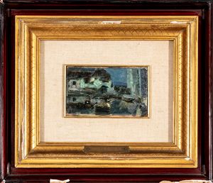 Beppe Ciardi : Notturno in laguna  - Asta Arte moderna e contemporanea - Associazione Nazionale - Case d'Asta italiane