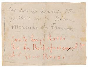 Gino Rossi : senza titolo  - Asta Arte moderna e contemporanea - Associazione Nazionale - Case d'Asta italiane