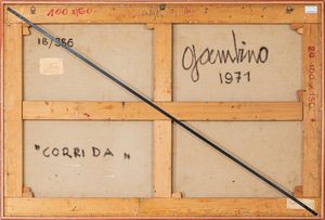 GIUSEPPE GAMBINO : Corrida  - Asta Arte moderna e contemporanea - Associazione Nazionale - Case d'Asta italiane