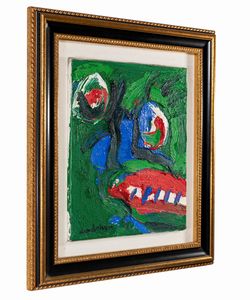 BENGT  LINDSTROM : Gransen av skogen  - Asta Arte moderna e contemporanea - Associazione Nazionale - Case d'Asta italiane