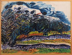 EDO  MURTIC : Mattina serena  - Asta Arte moderna e contemporanea - Associazione Nazionale - Case d'Asta italiane