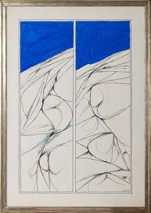 ACHILLE PERILLI : Due spazi  - Asta Arte moderna e contemporanea - Associazione Nazionale - Case d'Asta italiane