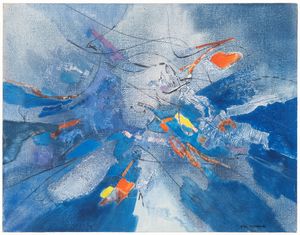 GINO MORANDIS - Immagine in blu