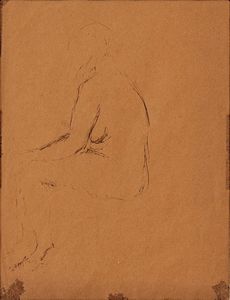 LUCIO FONTANA - Nudo femminile