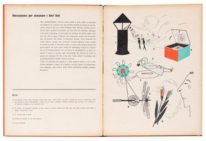 BRUNO  MUNARI : Le macchine di Munari - Il venditore di animali -  Nella notte buia -  Libro illegibile N. Y. 1  - Asta Arte moderna e contemporanea - Associazione Nazionale - Case d'Asta italiane