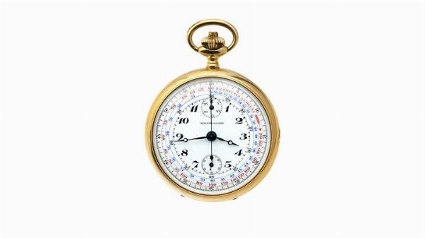 MONTBRILLANT Orologio da tasca con cronografo, metà XX secolo  - Asta Asta 144 - Preziosi - Associazione Nazionale - Case d'Asta italiane