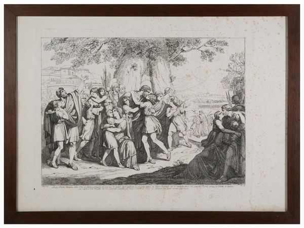 Bartolomeo Pinelli : Le pi� illustri citt� di Faliera  - Asta L'arte di arredare - Associazione Nazionale - Case d'Asta italiane